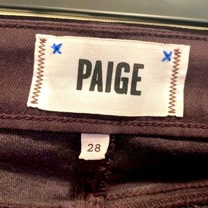 Paige waxed jeans